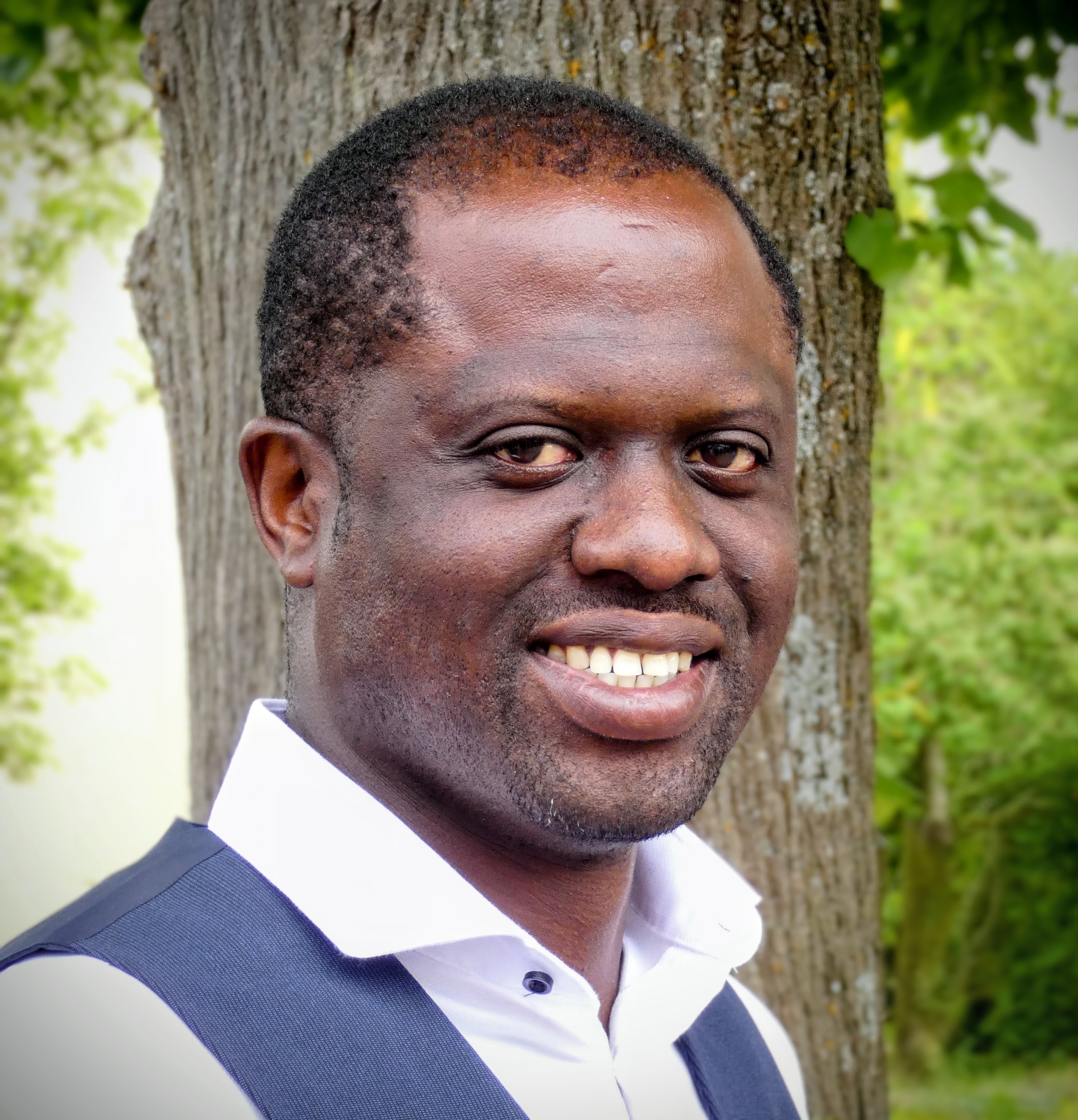 Samuel Nwokoye in bayerischer Tracht